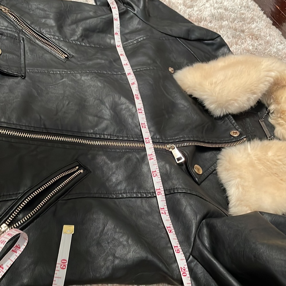 Black  faux jacket - Picture 9 of 12